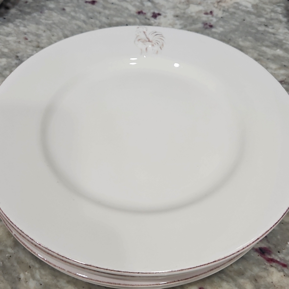 Artimino Daybreak White | 11" Dinner  Plates Gently Used, Set of 4